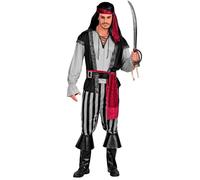 W WIDMANN MILANO Party Fashion - Set de disfraces de pirata, bandido, bucanero, para carnaval, fiestas temáticas