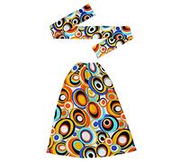 W WIDMANN MILANO Party Fashion - Hippie Set 60s / 70s, diadema y guanteletes, hippie, reggae, flower power