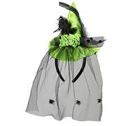 W WIDMANN MILANO Party Fashion, Sombrero de bruja en miniatura, diseño llamativo, comodidad ajustada, detalles ornamentales exquisitos, versátil para todas las ocasiones, calidad duradera de