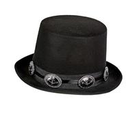 W WIDMANN MILANO Party Fashion - Sombrero de copa de estrella de rock, llamativo accesorio de disfraz para carnaval, escenario y fiestas temáticas