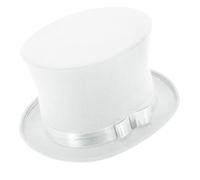 W WIDMANN MILANO Party Fashion - Sombrero de copa estilo Gatsby de los años 20 con cinta y lazo para carnaval o teatro