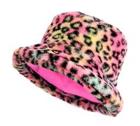 W WIDMANN MILANO Party Fashion - Sombrero de pescador de felpa, sombrero de pescador mullido, accesorio para festivales, carnaval, fiestas temáticas