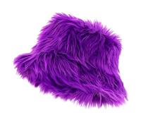 W WIDMANN MILANO Party Fashion - Sombrero de pescador de felpa, sombrero de pescador mullido, accesorio para festivales, carnaval, fiestas temáticas