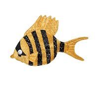 W WIDMANN MILANO Party Fashion - Sombrero de pez tropical, sombrero de felpa con lentejuelas, disfraz de animal, carnaval