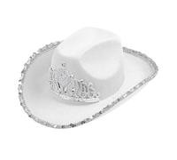 W WIDMANN MILANO Party Fashion - Sombrero de vaquera o vaquero, con tiara, para adultos, accesorio de carnaval, despedida de soltero