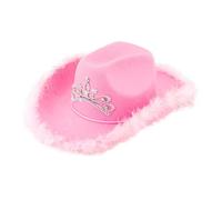 W WIDMANN MILANO Party Fashion - Sombrero de vaquero con tiara y purpurina