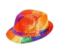 W WIDMANN MILANO Party Fashion - Sombrero fedora con lentejuelas