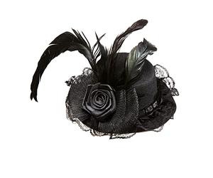 W WIDMANN MILANO Party Fashion - Sombrero mini Viuda Negra
