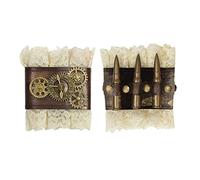 W WIDMANN MILANO Party Fashion - Steampunk - Pulseras para mujer, multicolor, 9775