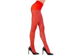 W WIDMANN MILANO Party Fashion Strumfhose blanco con brillo
