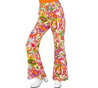 W WIDMANN MILANO Party Fashion - Traje 60s vestido, Hippie, Reggae, Flower Power, Disco Fever