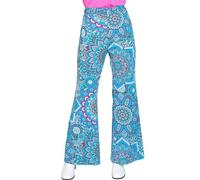 W WIDMANN MILANO Party Fashion - Traje 60s vestido, Hippie, Reggae, Flower Power, Disco Fever