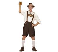 W WIDMANN MILANO Party Fashion - Disfraz de bávaro, pantalón tradicional, camisa, calcetines, sombrero, disfraz tradicional, fiesta de lema, carnaval, fiesta de la cerveza