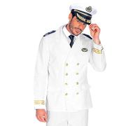 W WIDMANN MILANO Party Fashion - Traje de capitán chaqueta, chaqueta, marinero, uniforme, capitán, disfraces