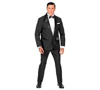 W WIDMANN MILANO Party Fashion - Traje de chaqueta, chaqueta, pantalón, pajarita, traje, agente secreto, disfraces