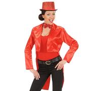 W WIDMANN MILANO Party Fashion - Traje de cola de raso, corista, director de circo, disfraces de carnaval