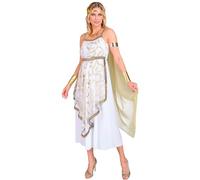 W WIDMANN MILANO Party Fashion - Traje de diosa griega, vestido, dioses, Atenea, Olimpia, romana, reina egipcia, Cleopatra