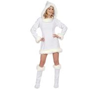 W WIDMANN MILANO Party Fashion - Disfraz de esquimal señora, vestido, inuit, iglú, edad de hielo, disfraces de carnaval