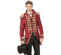 W WIDMANN MILANO Party Fashion - Traje de gala para hombre, frac de jacquard de estilo barroco, disfraz para Carnaval, director de circo, pirata y atuendo gótico