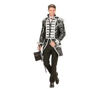 Widmann Silver Jacquard Parade Coat For Man (XL) Silver