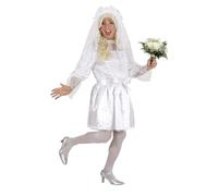 Widmann Disfraz 8920s – Traje de novia masculino con vestido, cinturón y velo Talla XL