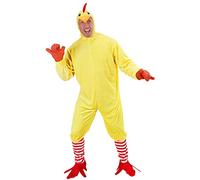 W WIDMANN MILANO Party Fashion - Traje de pollo, mono, disfraz de animal, disfraz de carnaval, carnaval