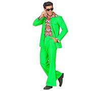 W WIDMANN MILANO Party Fashion - Traje estilo disco años 70, chaqueta con camisa, pantalón, traje, disfraces