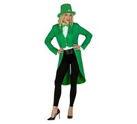W WIDMANN MILANO Party Fashion - Capa de cola para el desfile del Día de San Patricio, uniforme de guardia, fiesta irlandesa, duende, maestro de ceremonias, disfraces de carnaval
