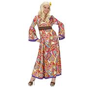 W WIDMANN MILANO Party Fashion - Disfraz Hippie Mujer, Vestido, Flower Power, Fiesta, Disfraces Carnaval