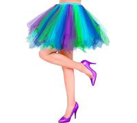 W WIDMANN MILANO Party Fashion - Tutú para Adultos, Falda de Tul de Varias Capas, para Disfraces, Carnaval, Festivales, Halloween