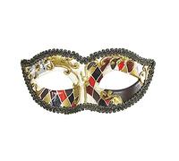 W WIDMANN MILANO Party Fashion Venetian Harlequin Eyemask for Halloween Fancy Dress Accessory