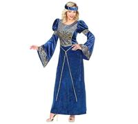 W WIDMANN MILANO Party Fashion - Vestido renacentista para mujer | Conjunto de 2 piezas con vestido y tocado, ropa medieval, princesa, reina, Carnaval, fiesta temática
