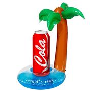 W WIDMANN Milano Party Fashion-Widmann 00020 latas de Palmera, Hinchable, Altura 30 cm, diámetro 20 cm, Soporte para Bebidas, Playa, Hawaii, Fiesta temática, Small S.r.l