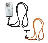 W Zoe Gargantilla, Naranja, Fin (Pack de 2) Unisex Adulto