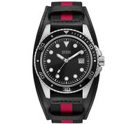W1051G1 Reloj analógico de 44 mm (plateado / negro) - Adivina