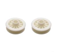 W10677723 - Polea de motor de accionamiento de arandela compatible con Kenmore para crosley, rueda de correa robusta para mantenimiento de electrodomésticos, fácil instalación, acabado blanco (2