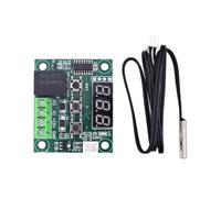 W1209 DC12V Módulo controlador de temperatura digital con sensor para control preciso de calefacción y refrigeración, pantalla LED, termostato