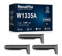 W1335A Reemplazo de Cartucho de tóner Compatible de Alto Rendimiento para W1335A con el último Chip, se Ajusta a la Impresora láser HP LaserJet MFP 438n M442dn M443nda, Negro