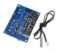 W1401 - Regulador de temperatura digital (de 9 a 99 °C, 10 A, refrigeración | Ciclos automáticos de calefacción/refrigeración, precisión precisa de 1 °C, señal LED roja/verde, fácil instalación