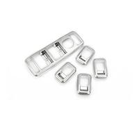 W176 W204 W212 C117 5PCS Embellecedor de Marco de Botones de elevación de Ventanas de reposabrazos de Puerta para Mercedes Benz Ace GLK GLE ML Class
