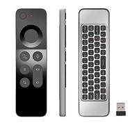 W3 2.4G inalámbrico de Voz del ratón de Aire Control Remoto Mini Teclado para Android TV Box/Windows/Mac OS/Linux Giroscopio Remoto