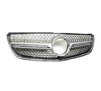 W447 - Parrilla de defensa delantera plateada estilo diamante para Mercedes Benz Clase V W447 V260 V250d V220d V200d 2015-2018, con cámara