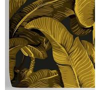 W4B Papel pintado Tropical Papel ecológico (sin disolvente) Fácil de poner y quitar. 8 hojas de 70 x 100 cm (5,5 m²). Casa, decoración y reestructuración. Fabricado en Italia.