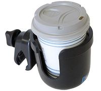 W4W Portavasos Universal para Cochecito. Abrazadera Ajustable de Mega Resistencia Que se Adapta a Cualquier Bicicleta, Andador, Silla de Ruedas, Coche. Soporte Grande Ajustable para Bebidas Que se