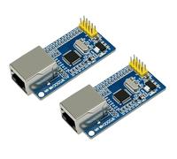 W5500 LAN Ethernet Módulo Binghe 2 Piezas W5500 Módulo de Red Compatible con Microcontrolador STM32/51 Interfaz SPI Protocolo TCP/IP para IOT/Smart Home/Automatización Industrial
