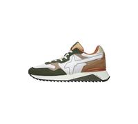 W6YZ ADULTO Yak-M.-Zapatillas Deportivas de Tejido técnico y Ante-Militar, Verde Militar 45