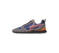 w6yz Zapatillas Deportivas de Tejido técnico y Ante, Antracita-Azul 44