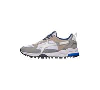 w6yz Zapatillas Deportivas de Tejido técnico y Ante, Beige-Gris- 42