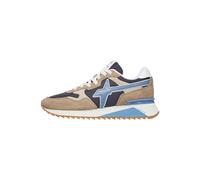 w6yz Zapatillas Deportivas de Tejido técnico y Ante, Gris Paloma- 40