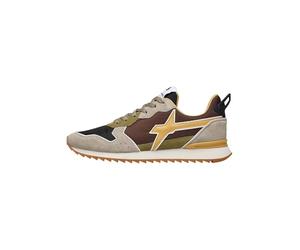 w6yz Zapatillas Deportivas de Tejido técnico y Ante, Gris Paloma 45
